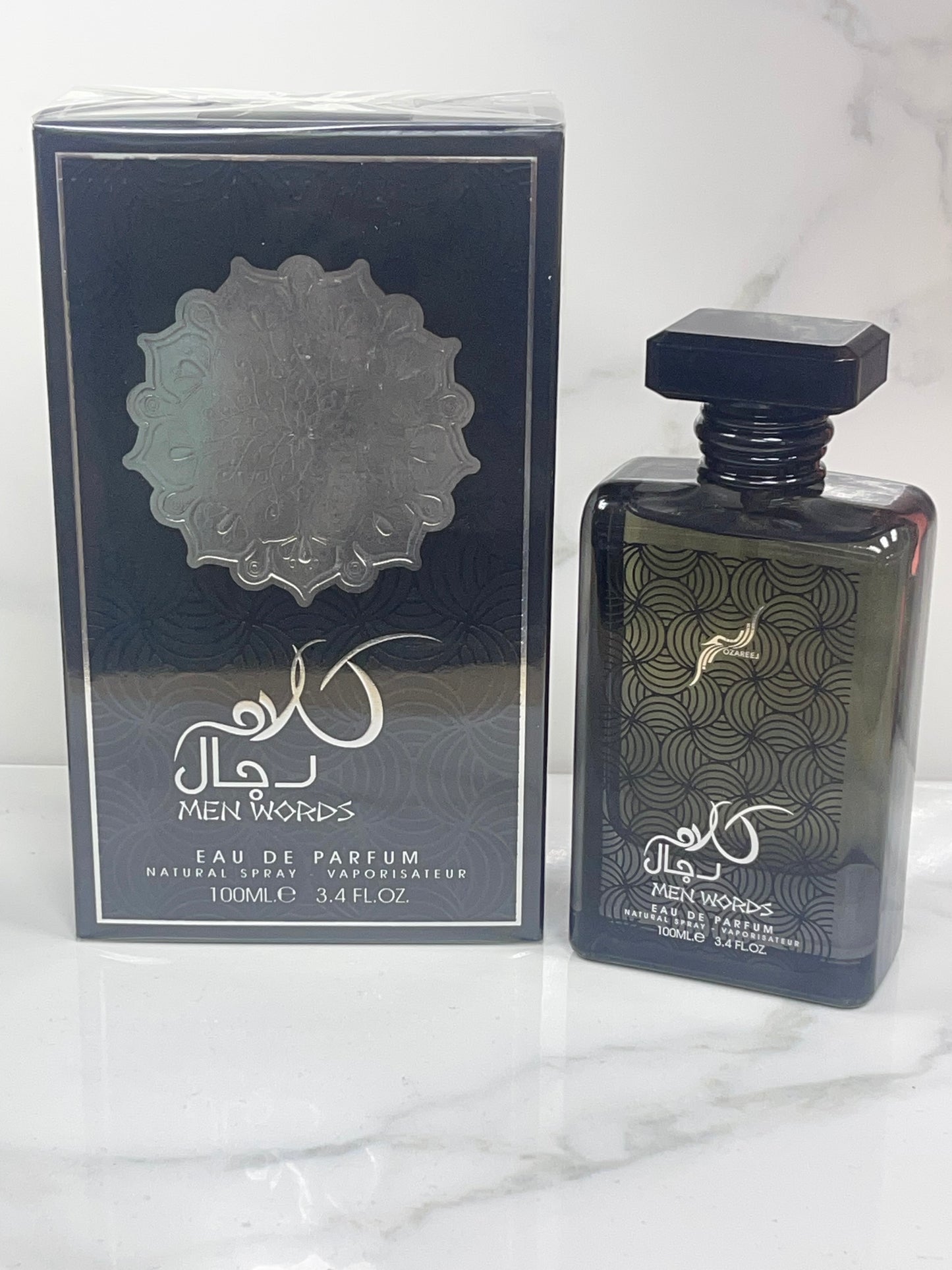Men words by Ozareej- eau de parfum 3.4 oz / 100