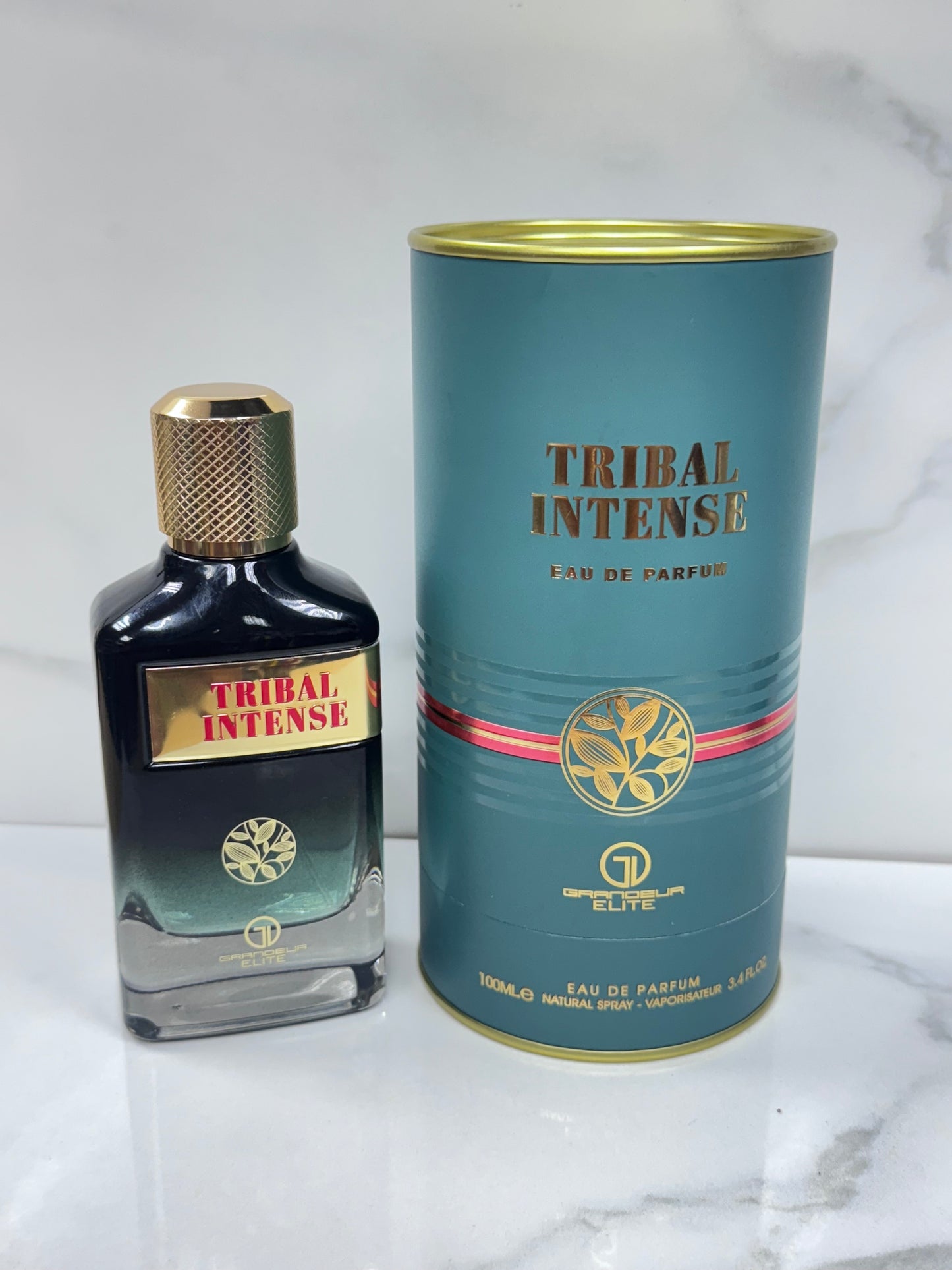 Tribal Intense by Grandeur - Eau de Parfum for Men 3.4 Oz -100ml