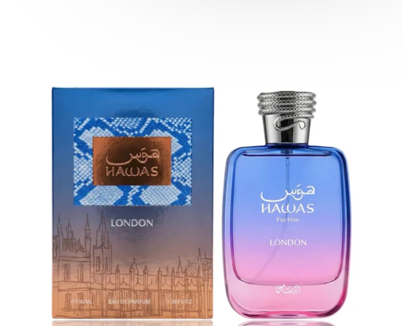 RASASI HAWAS LONDON EAU DE PARFUM FOR MEN 3.4 Oz 100 ML