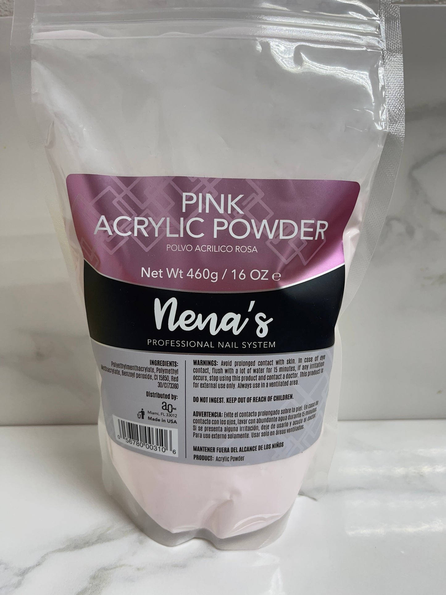 Pink Acrilic powder