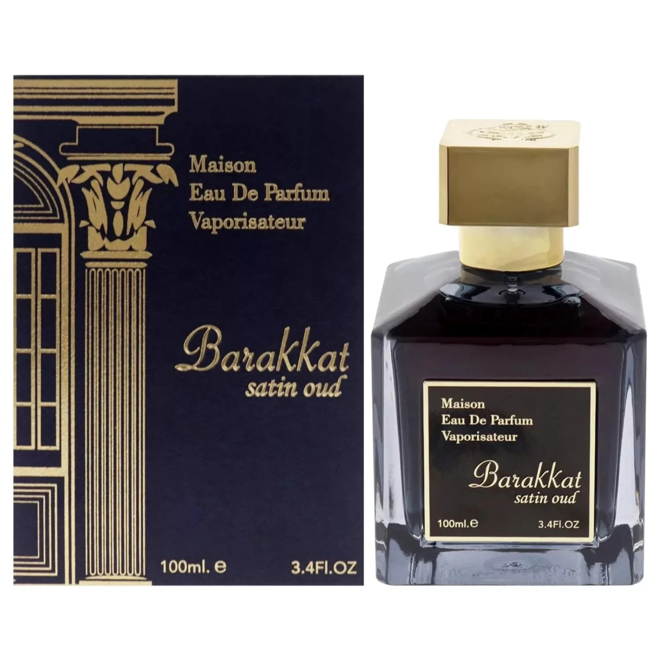 Maison Alhambra Barakkat Satin Oud 3.4 fl oz Eau de Perfume for Men