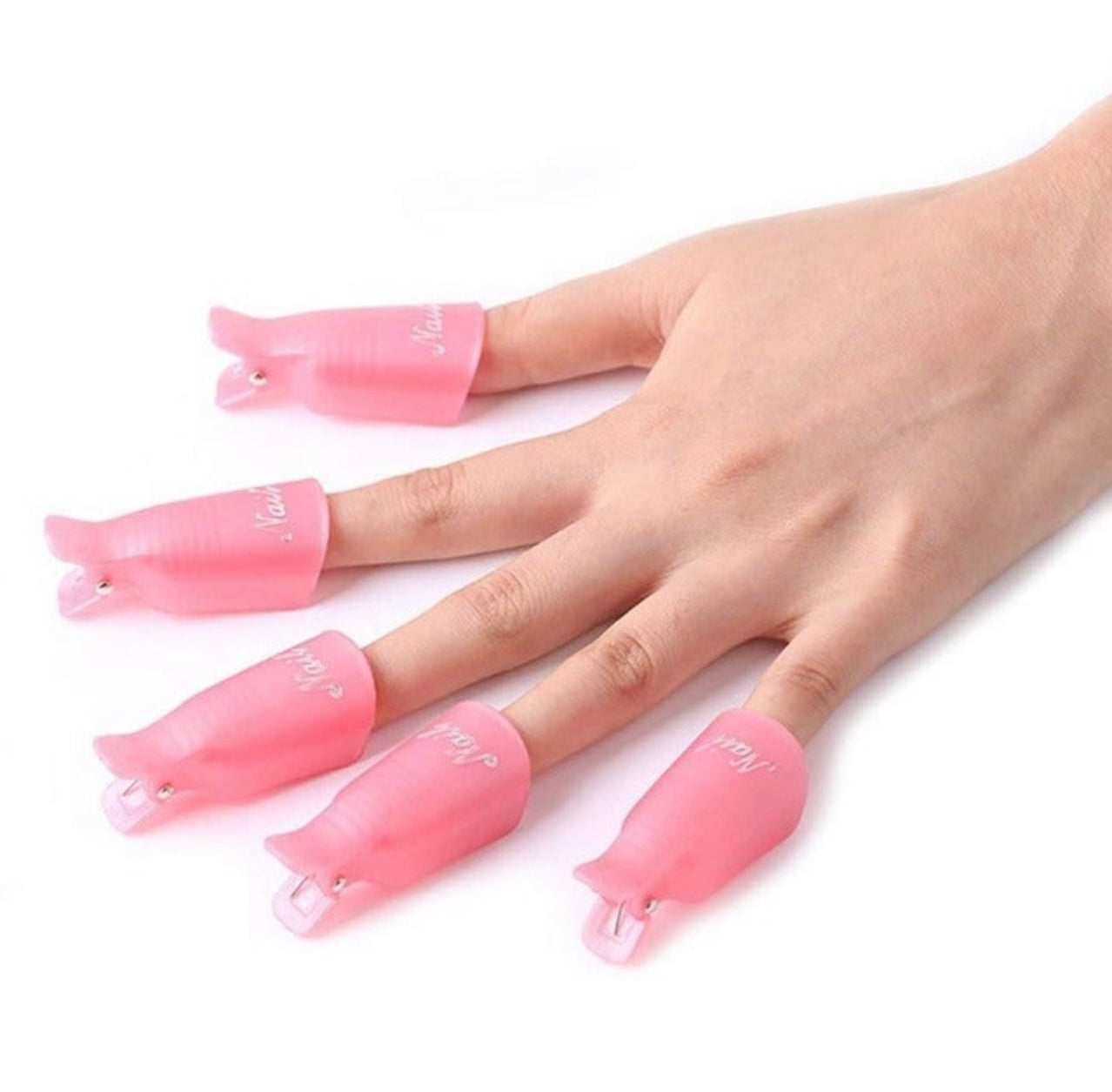 10 Pcs Gel Nail Polish Remover Clips