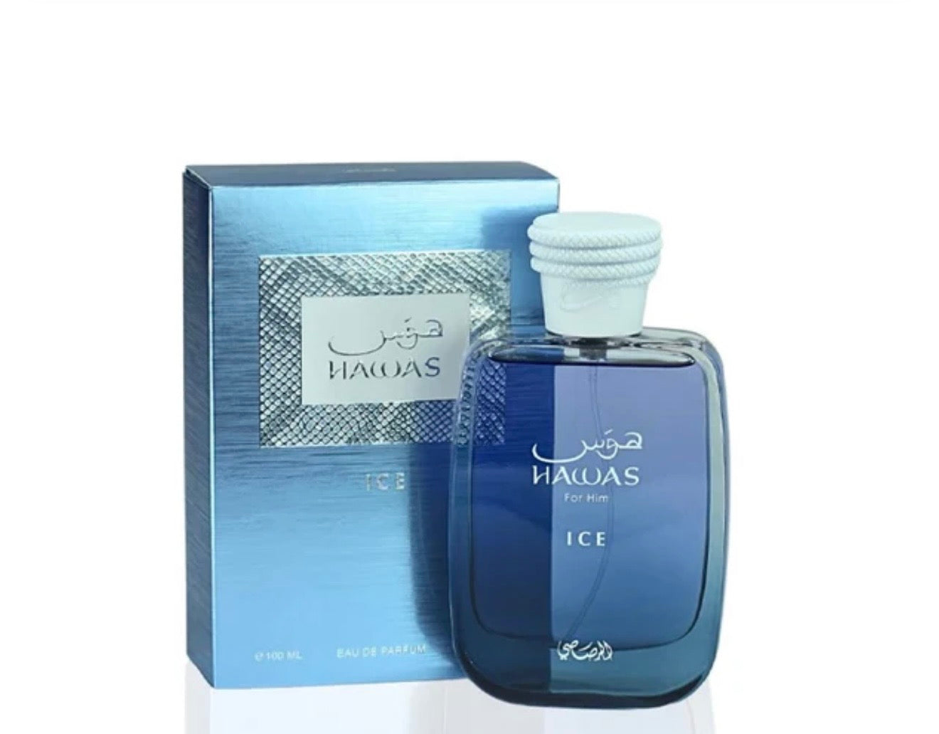 Rasasi Hawas Ice for Men Eau de Parfum Spray 3.4 Oz/100 ml