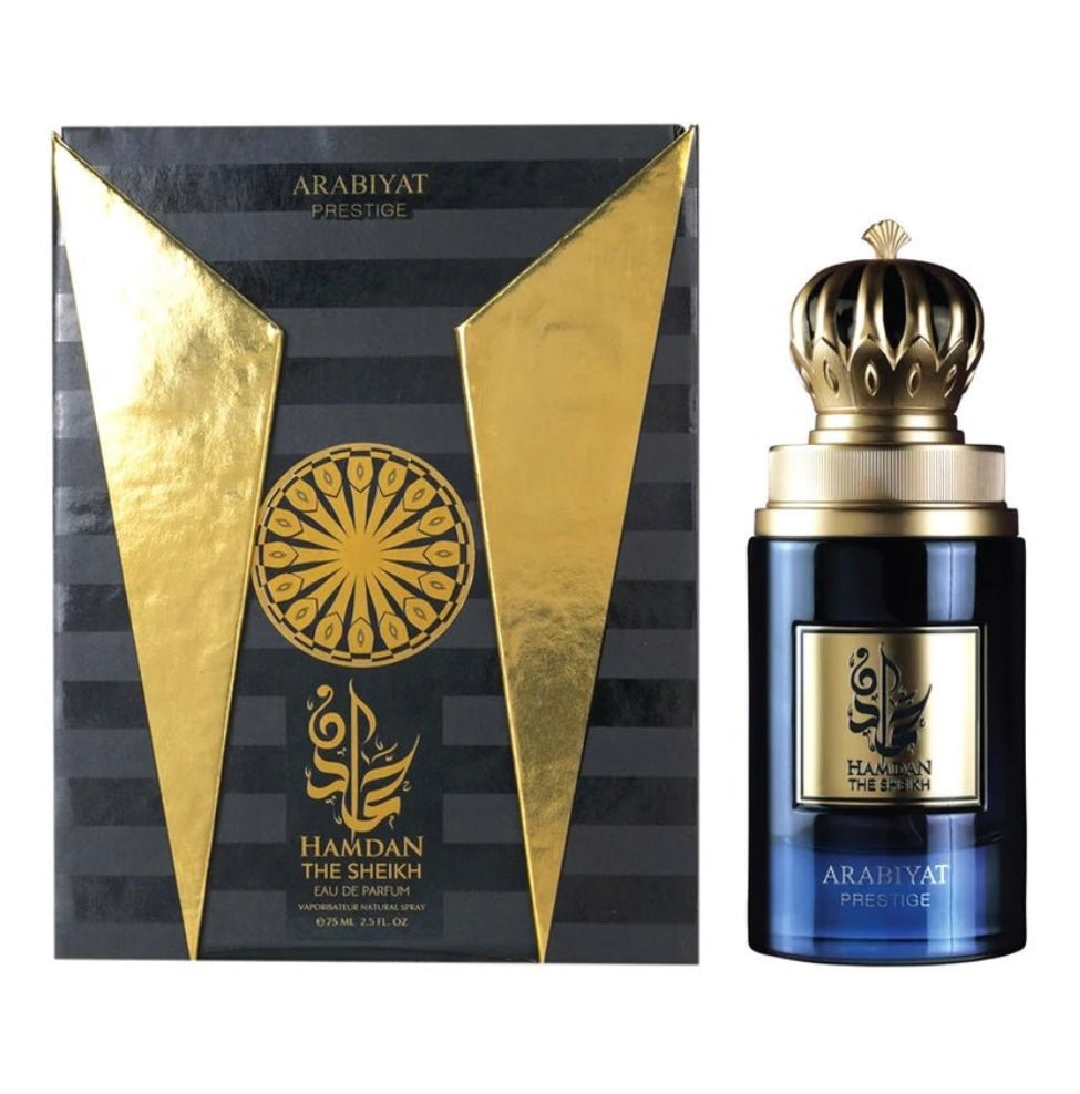 HAMDAN THE SHEIKH BY ARABIYAT PRESTIGE EDP EAU DE PARFUM 2.5 Oz /75ML FOR MEM