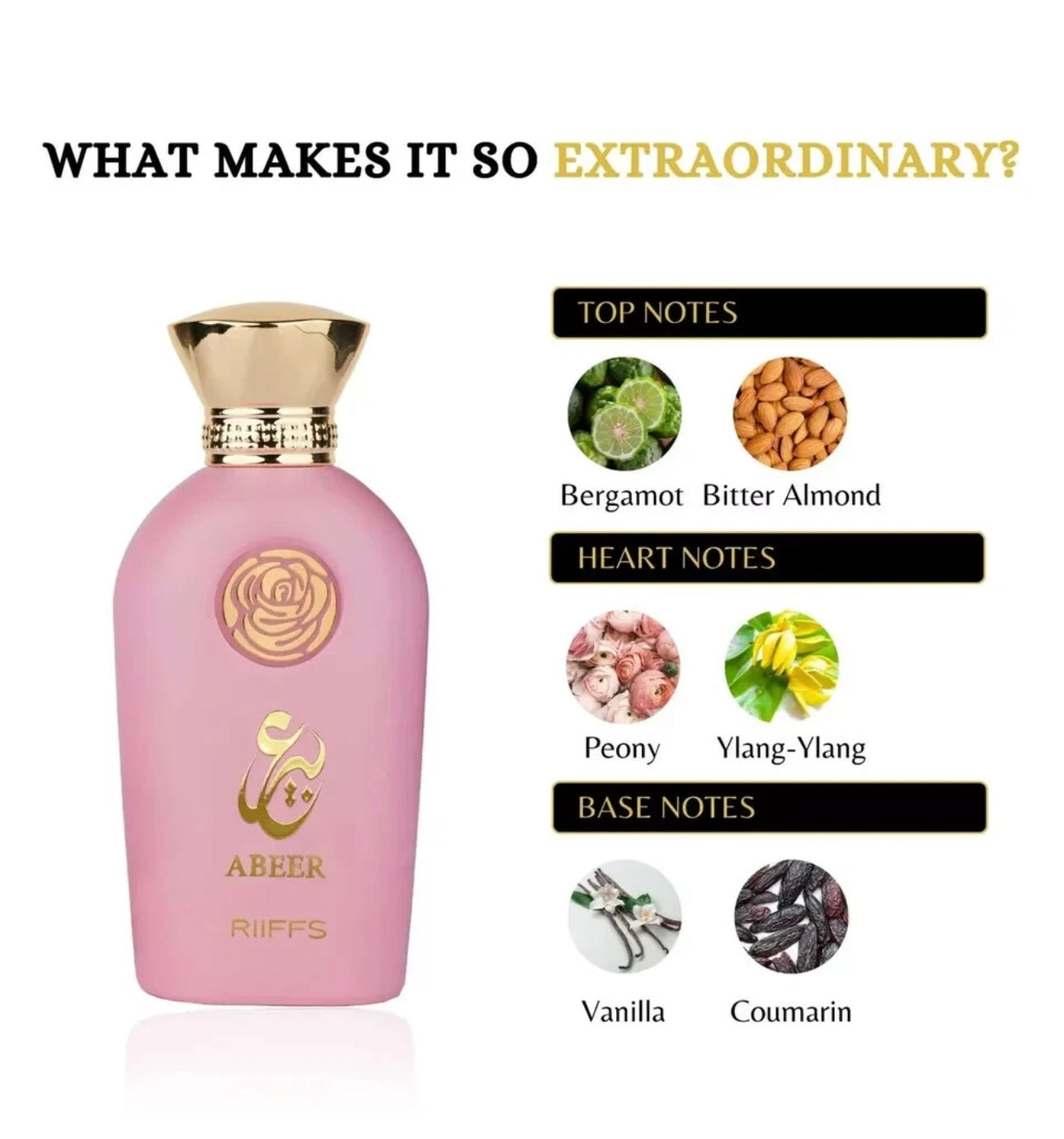 Riiffs ABEER Eau De Parfum Spray for Women 3.4 fl oz