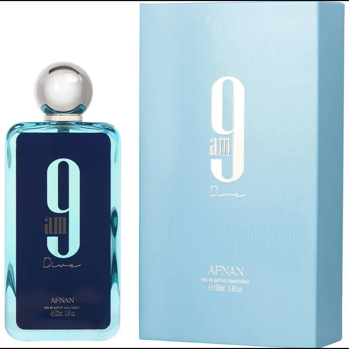 9AM Dive de Afnan para Unisex - 3.4 oz EDP Spray