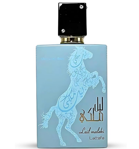 Lattafa Lail Maleki Moroccan Blue Eau De Parfum 3.4 oz /100 ml