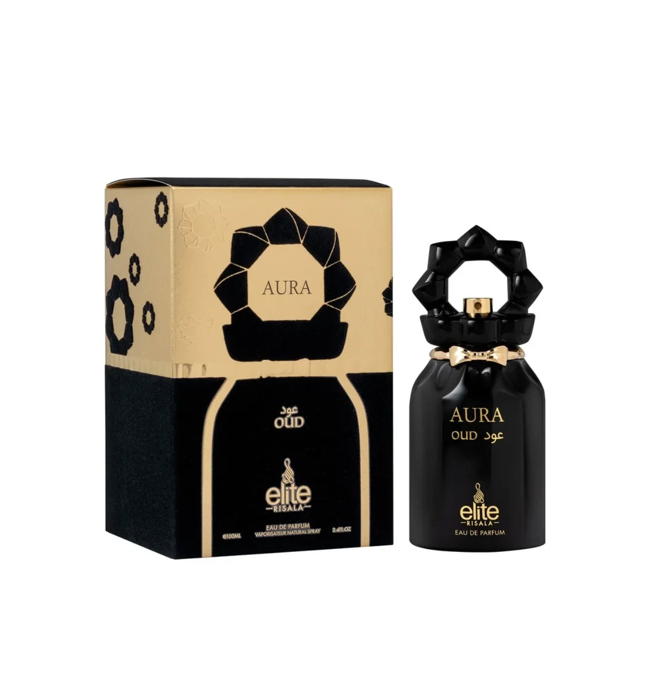 Elite Aura Oud Perfume Spray by Risala 3.4 oz /100 ml