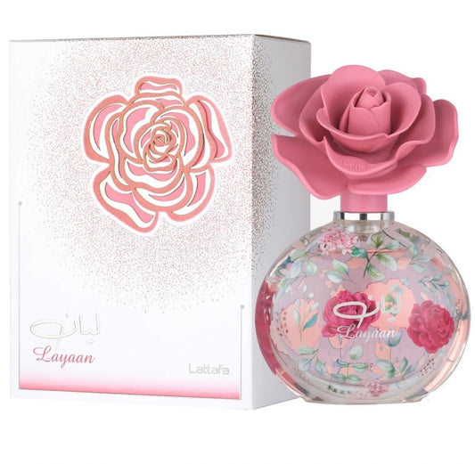 Lattafa Layaan Eau de Parfum 2.53oz/75 ml Women – Fragancia De Lujo