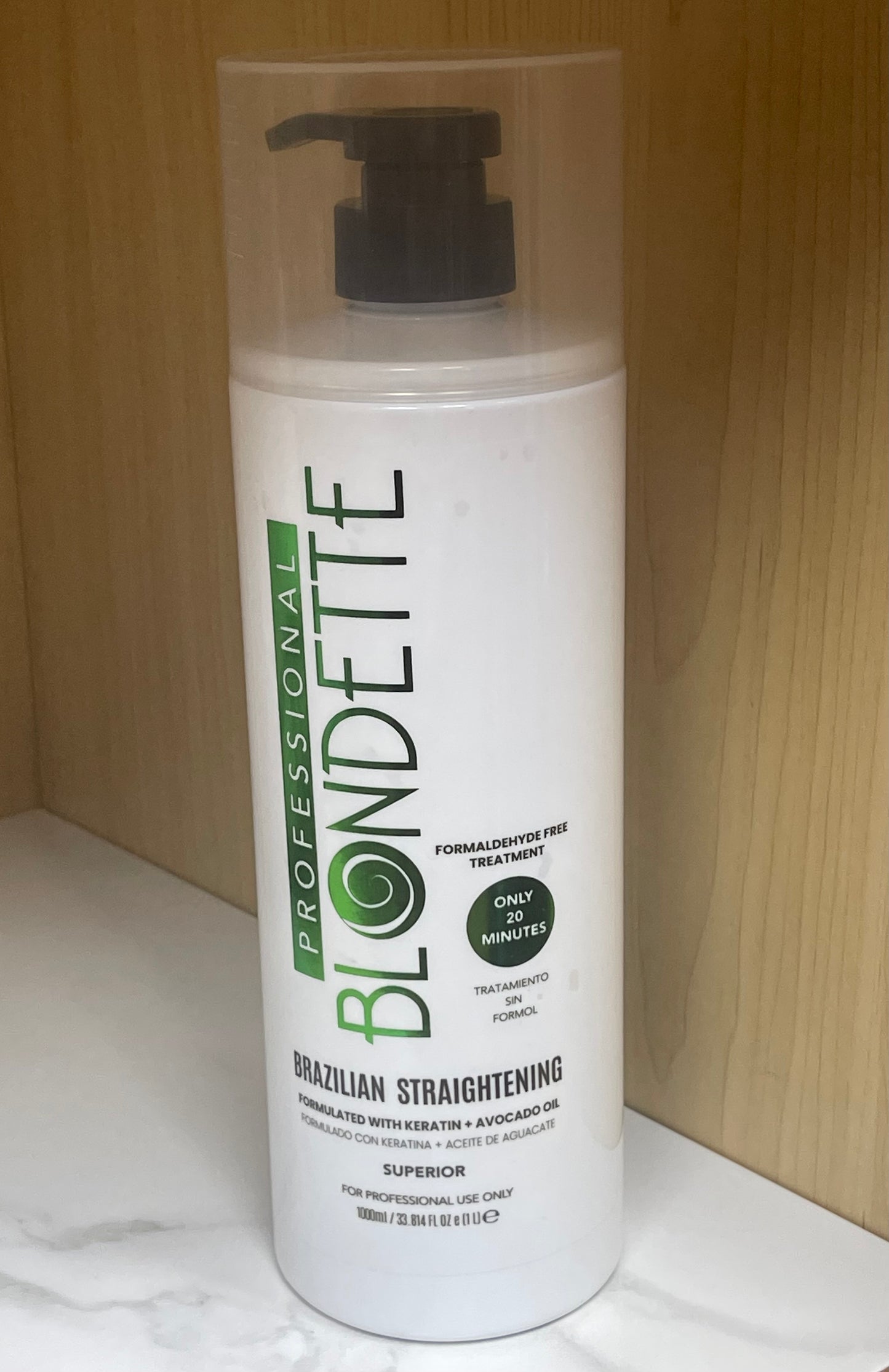 Brazilian Straightening Formulate  formaldehyde free treatment + Avocado Oil-1000ML