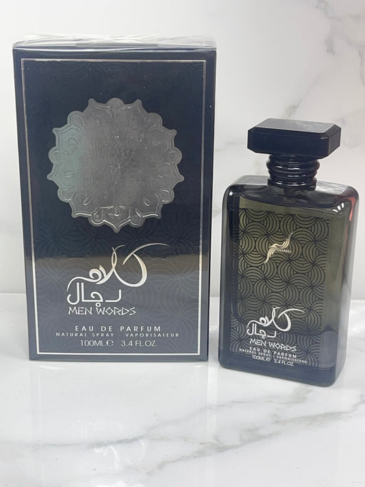 Men  words by Ozareej- eau de parfum 3.4 oz / 100