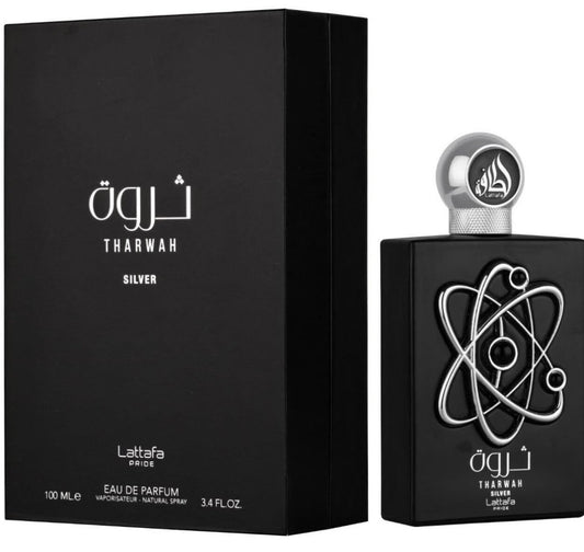 Lattafa Tharwah Silver for Unisex Eau de Parfum Spray