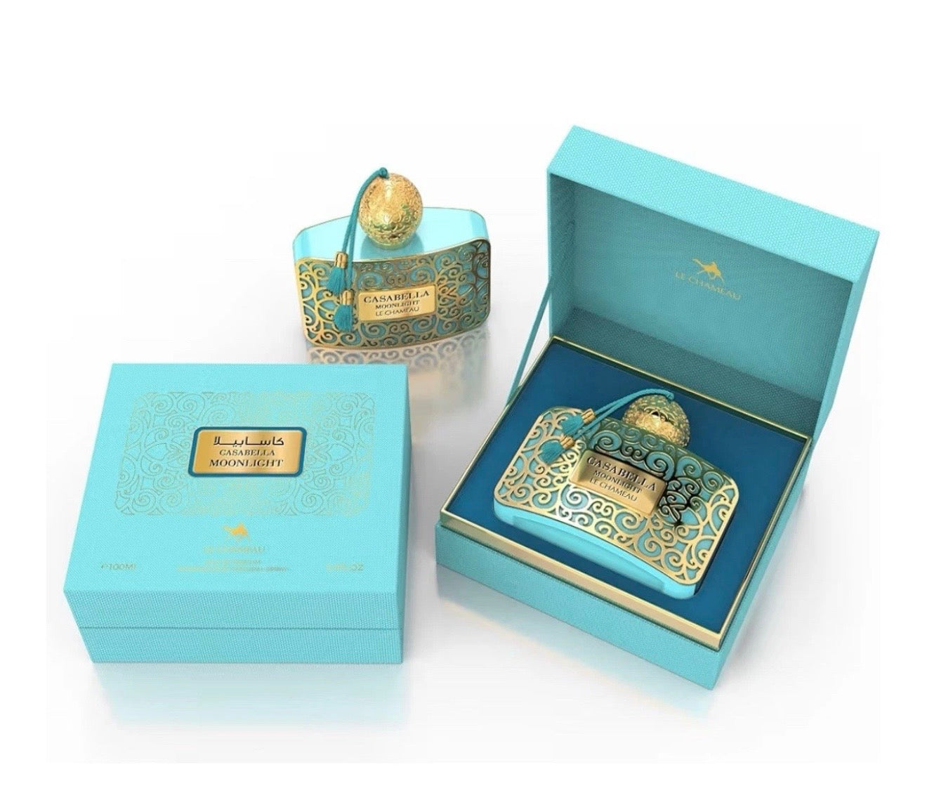 LE CHAMEAU Casabella Moonlight Eau de Parfum Spray,3.4 fl oz/100ml