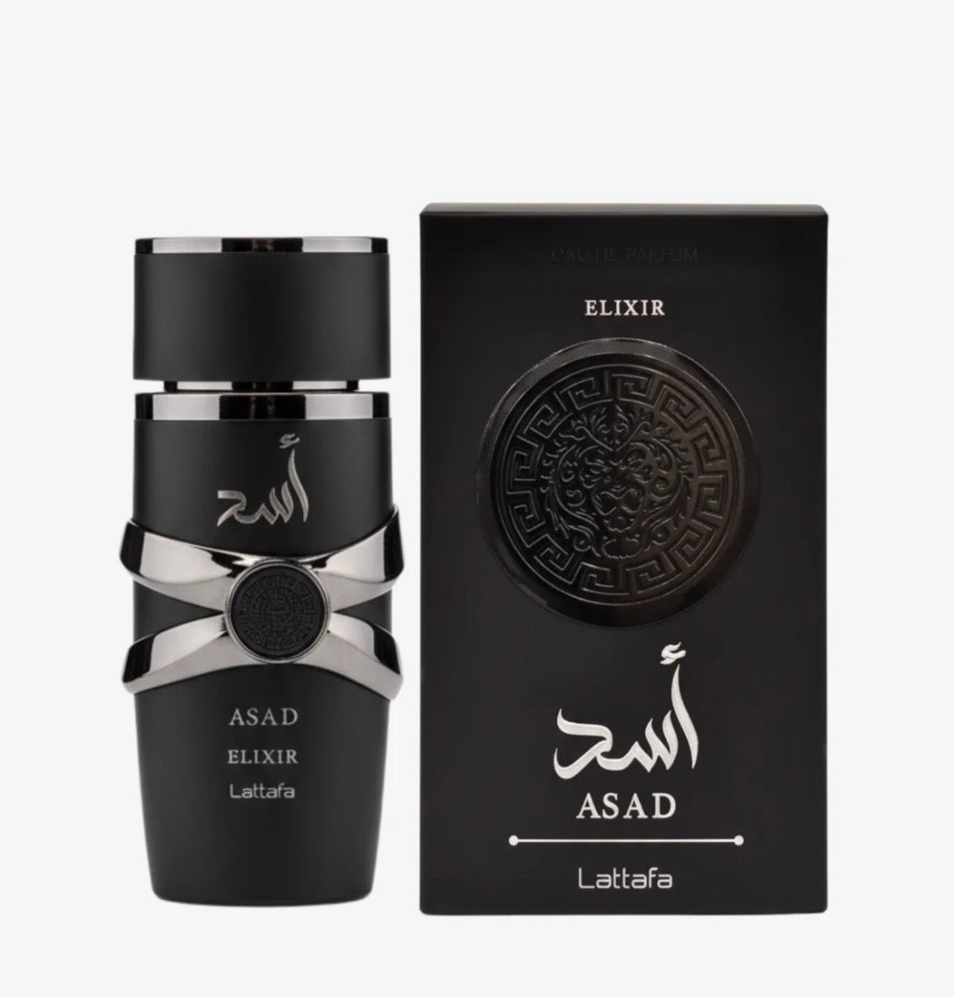 Asad Elixir Eau De Parfum Spray de Lattafa 100ml/3.4oz