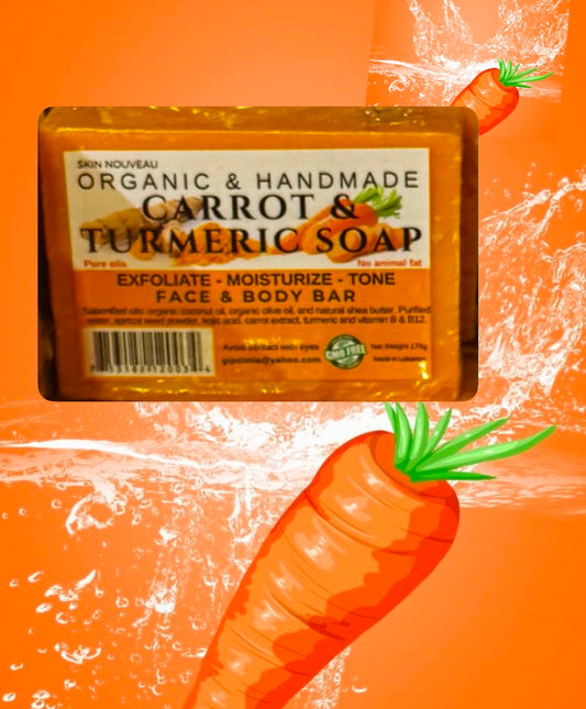 Skin Nouveau Turmeric Soap & organic handmade 2pc