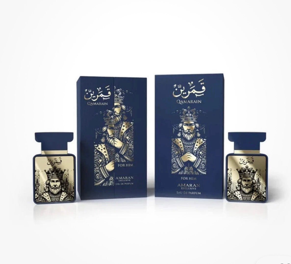 Amaran Exclusive Qamarain for Him Eau De Parfum Fragrance Spray For Men 3.4 Oz