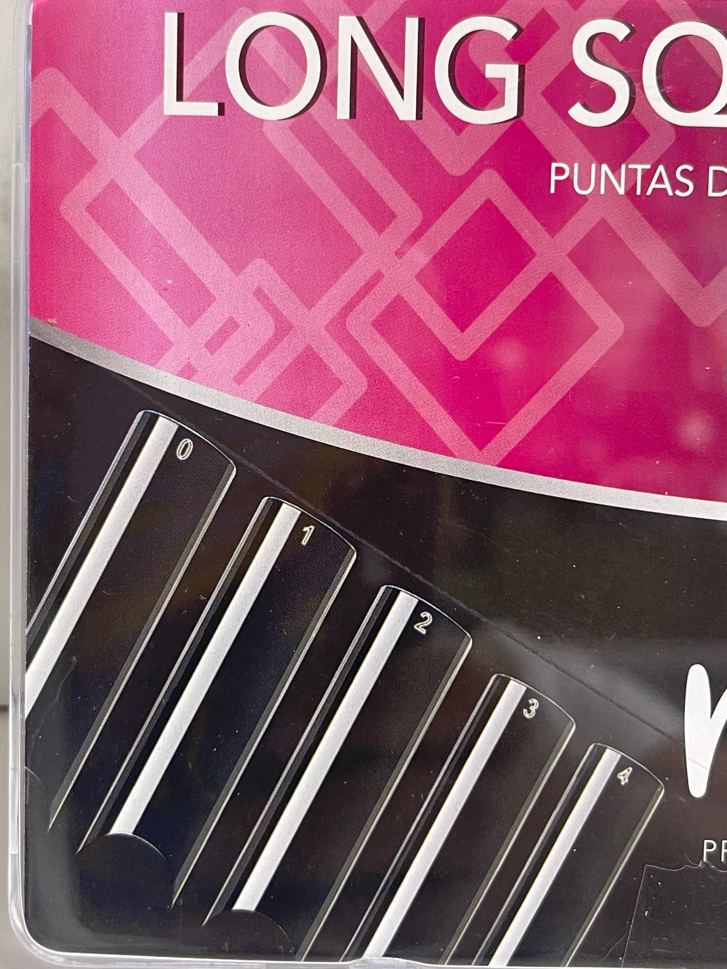 Long square nail tips