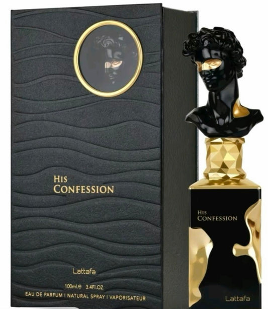 Lattafa his Confession Eau De Parfum 3.4 oz /100 ml