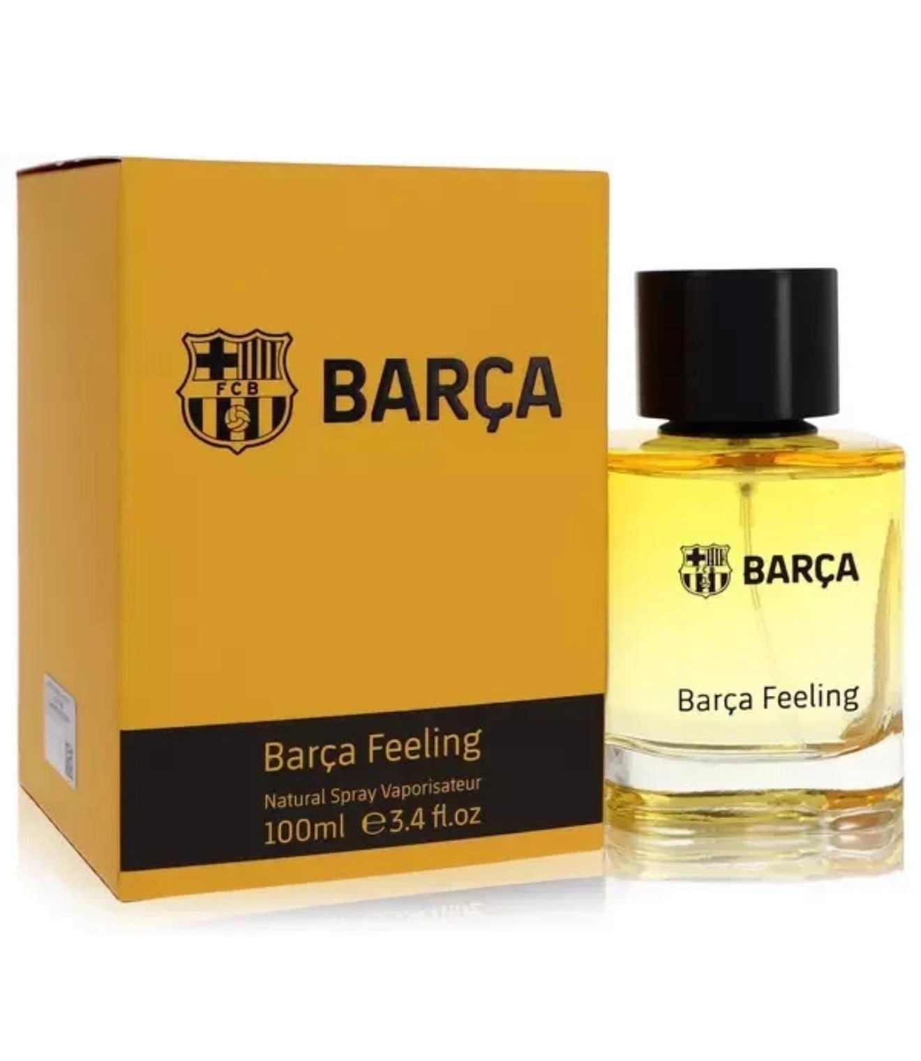 FC BARCELONA BARCA FEELIG EDP SPRAY FOR MEN 3.4 Oz / 100 ml BRAND NEW 🔥⚽️🔥