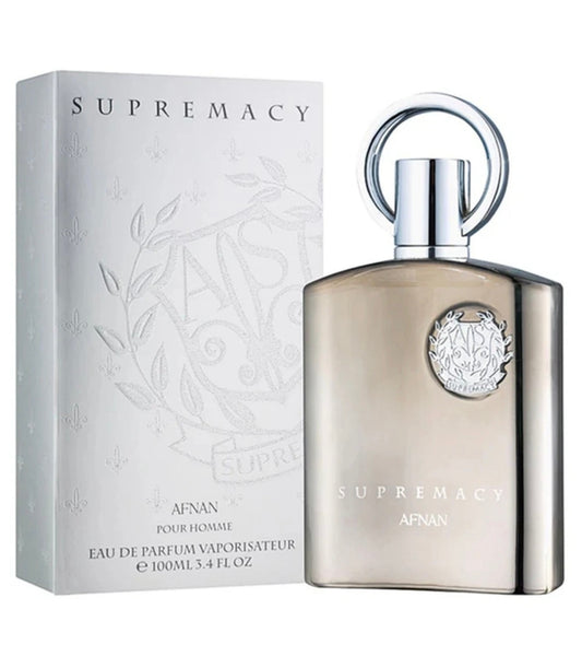 AFNAN Supremacy Silver For Men Cologne 3.4 Oz ~ 100 ml EDP Spray