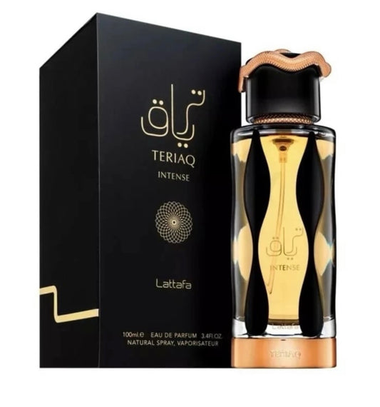 Teriaq Intense by Lattafa 3.4oz Eau de Parfum Unisex
