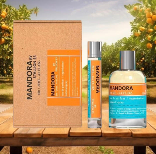 Emper Mandora by Stallion 53-100ml with a (Free 20ml) Unisex Long Lasting EDP 🍊