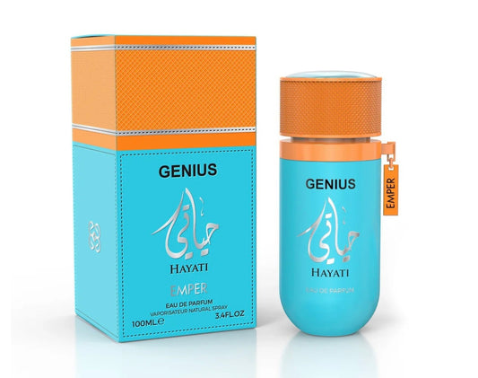 Genius Hayati By Emper Eau De Parfum 3.4oz /100 Ml