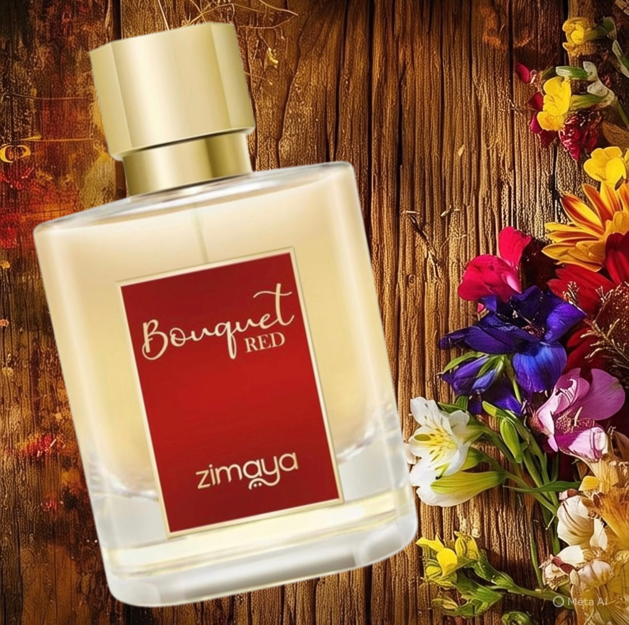Afnan Zimaya Bouquet Red by Afnan Eau De Parfum Spray 3.4 oz For Women