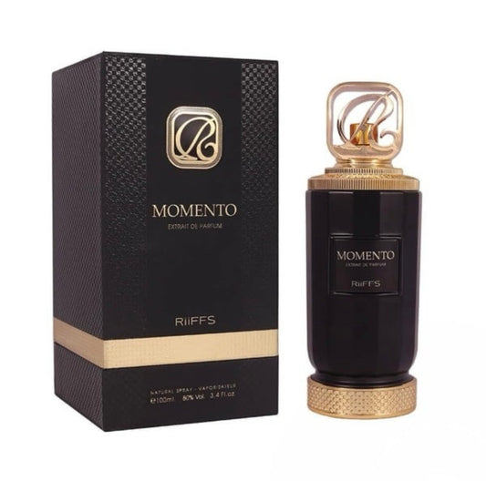 MOMENTO UNISEX EDP - BY RIIFFS for men  3.4 oz /100 ml