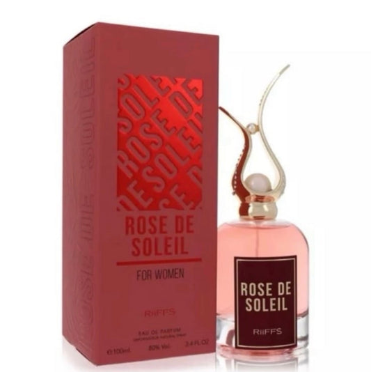Rose De Soleil by FARIIS Eau de Parfum for Women 3.4 Oz /100 Ml