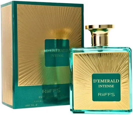 Riiffs D'EMERALD INTENSE, Extrait De Parfum, 3.4OZ /100 ml