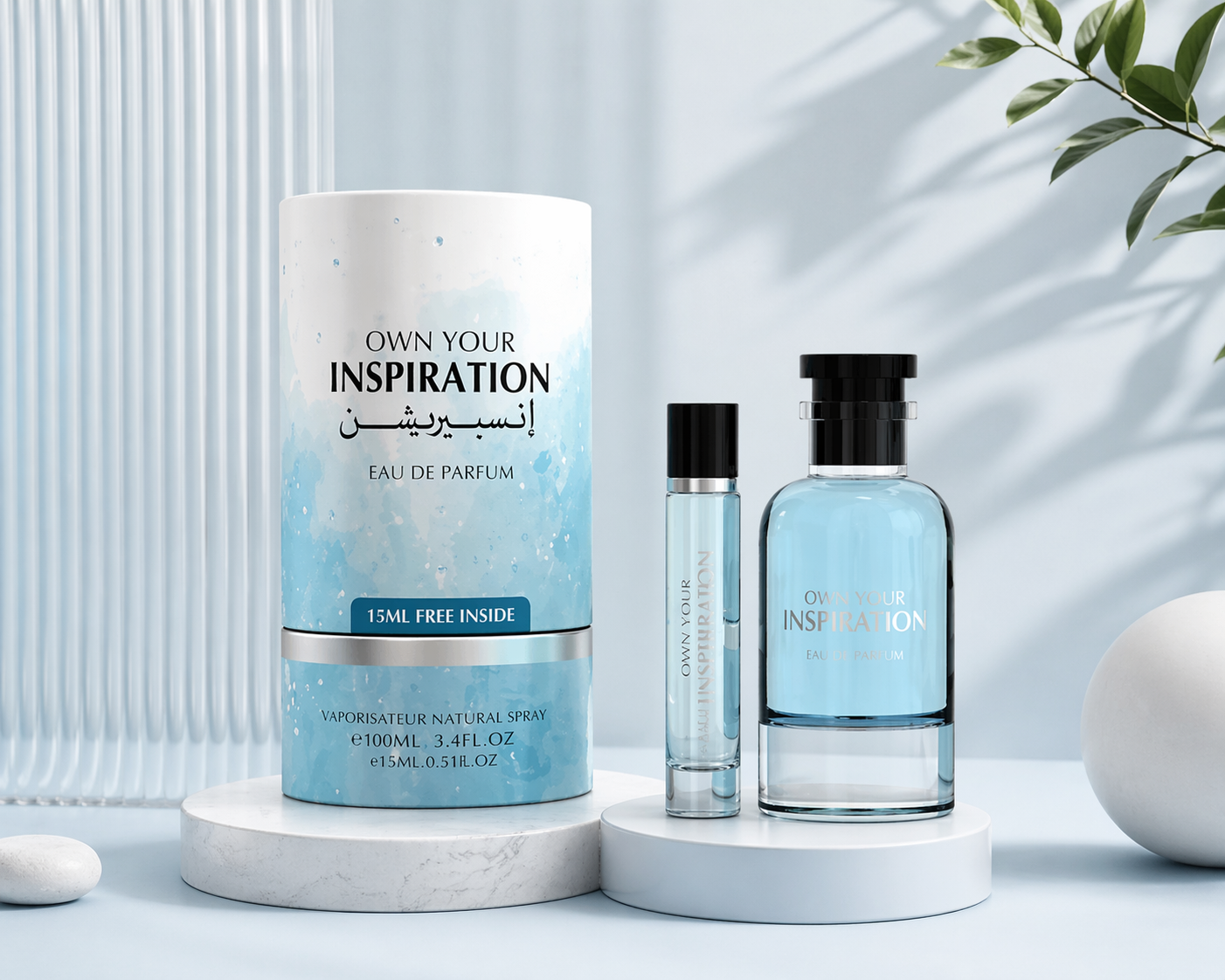 Emper Own Your Inspiration Eau De Parfum  3.4 oz & 0.50 Oz